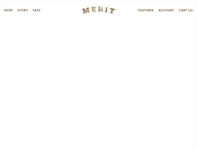 Tablet Screenshot of meritgoodness.com